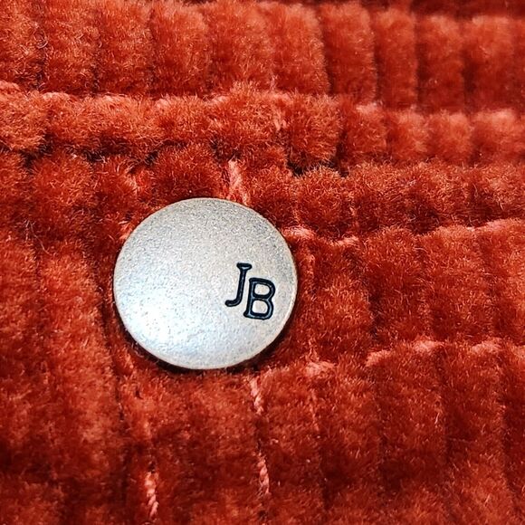 Judy Blue Corduroy Jacket Womens L Boho Western Tasseled Cowgirl ButtonUp Hippie - Picture 6 of 14